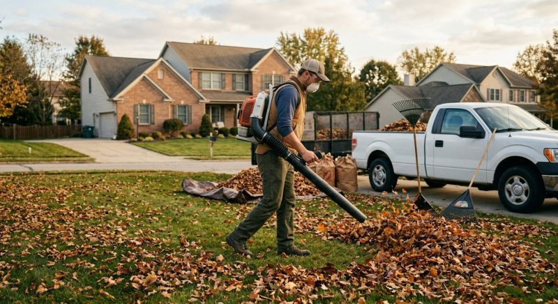 Leaf Blowing Service
