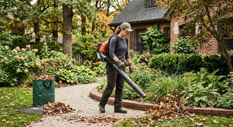 Leaf Blowing Service